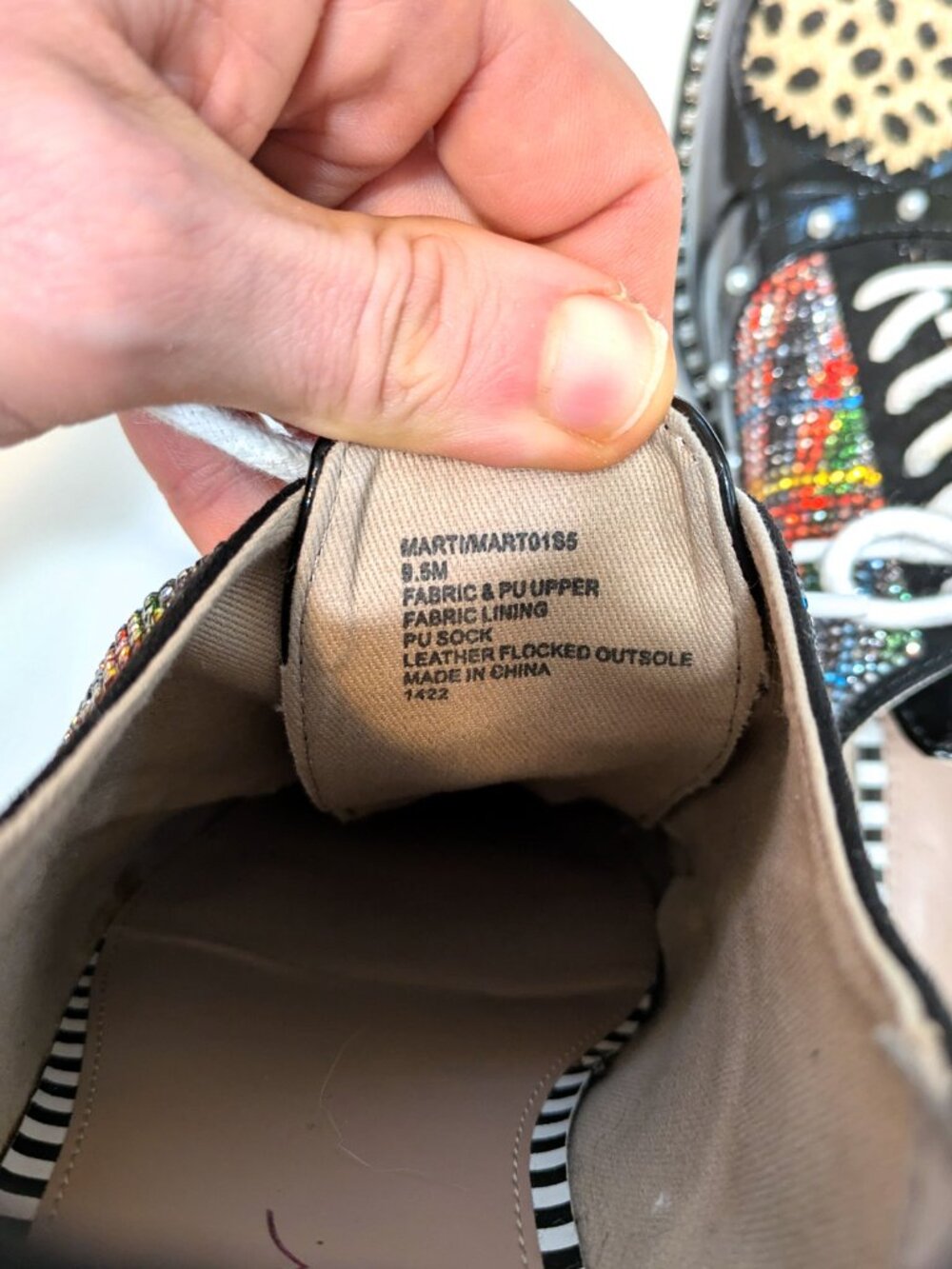 Betsey Johnson Shoes - Women's 9.5 M - Fun Marti Heart Wedge Sneakers/Loafers - Picture 5 of 7